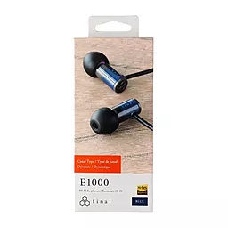 Наушники Final Audio E1000 Blue - миниатюра 5 Наушники Final Audio E1000 Blue - миниатюра 5
