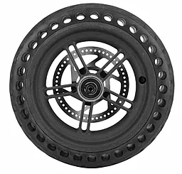 Диск задний с бескамерной шиной и тормозным диском для самоката M365 и M187	