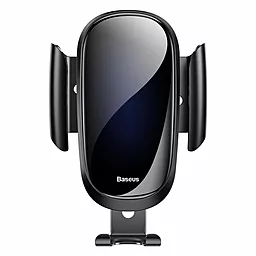 Держатель с автозажимом Baseus Future Gravity Car Mount (SUYL-WL) Black - фото Держатель с автозажимом Baseus Future Gravity Car Mount (SUYL-WL) Black