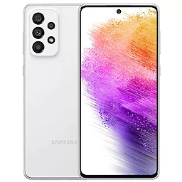 Смартфон Samsung Galaxy A73 5G 8/256Gb White (SM-A736BZWHSEK) - фото Смартфон Samsung Galaxy A73 5G 8/256Gb White (SM-A736BZWHSEK)