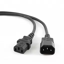 Мережевий кабель-подовжувач Cablexpert IEC C13 - C14 1.8m Black (PC-189)