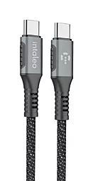 USB PD Кабель Intaleo 60W 1.2M USB Type-C - Type-C Cable Grey (CBGPD60WTT1)