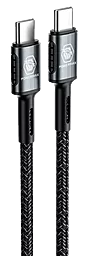 Кабель Powermax Bravo USB Type-C - Type-C 65w 3.25a 1м PD cable Black (PWRMX042PDСС) - миниатюра 3 Кабель Powermax Bravo USB Type-C - Type-C 65w 3.25a 1м PD cable Black (PWRMX042PDСС) - миниатюра 3