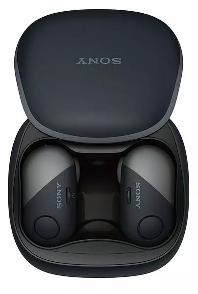 Наушники Sony WF-SP700N Black - фото 5