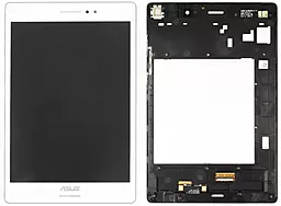 Дисплей для планшета Asus ZenPad S 8.0 Z580C (шлейф 27мм, #TC079GFL05, 20002105-02) + Touchscreen with frame White - фото Дисплей для планшета Asus ZenPad S 8.0 Z580C (шлейф 27мм, #TC079GFL05, 20002105-02) + Touchscreen with frame White