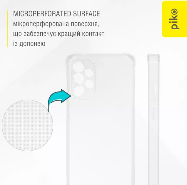 Чохол  Piko Shockproof для Samsung Galaxy A72 Transparent - фото 5