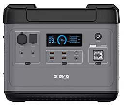 Зарядна станція Sigma X-power 2000Wh 4000W Grey (SI625APS)