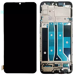 Дисплей Oppo A73 4G 2020 з тачскріном і рамкою, оригінал, Black - фото Дисплей Oppo A73 4G 2020 з тачскріном і рамкою, оригінал, Black