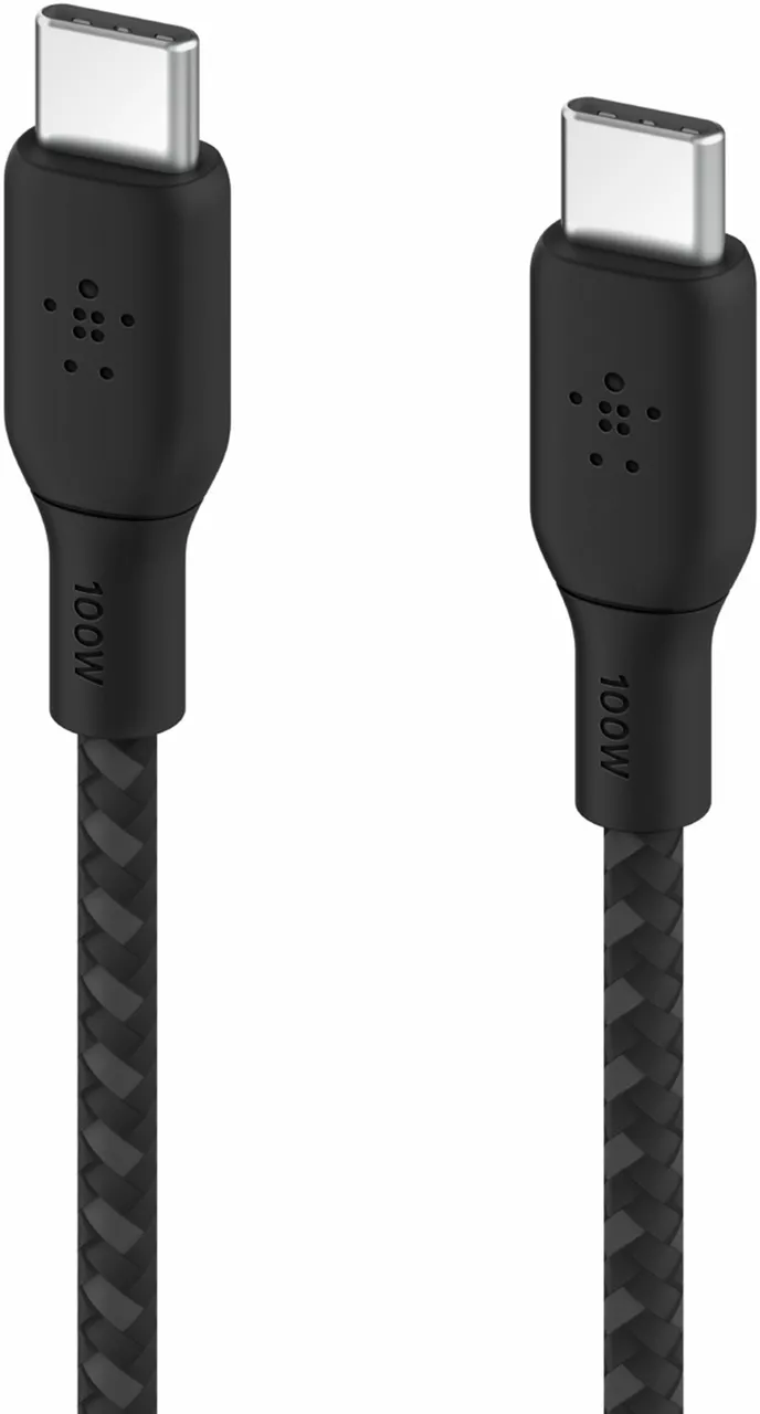 Кабель Belkin USB Type-C - Type-C 100w 5a 2м PD cable Black (CAB014BT2MBK) - фото 2