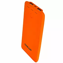 Повербанк CoolUp CU-V8 6000mAh Orange (BAT-CU-V8-OR) - фото Повербанк CoolUp CU-V8 6000mAh Orange (BAT-CU-V8-OR)