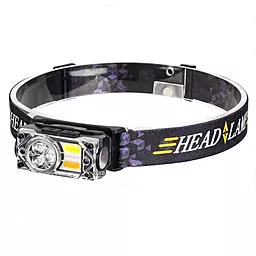 Налобный фонарик Bailong Police PLD-YY-19B-3SMD+2COB(white+yellow+red) (аккумуляторный)