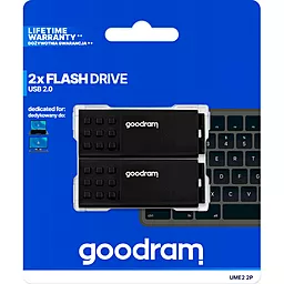 Флешка GooDRam 2x128 GB UME2 MIX 2-PACK USB (UME2-1280MXR11-2P) - мініатюра 11