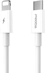 Кабель Proda USB Type-C - Lightning 20w 3a 1м PD сable White (PD-B27i) - фото Кабель Proda USB Type-C - Lightning 20w 3a 1м PD сable White (PD-B27i)