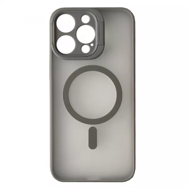 Чехол Rock Guard Foldable Bracket with Magsafe для Apple iPhone 15 Titanium Grey - фото 1