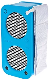 Колонки акустические Philips BR-1X portable BT Blue - миниатюра 2