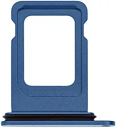Держатель (лоток) Сим карты Apple iPhone 13 Single SIM Original  Blue