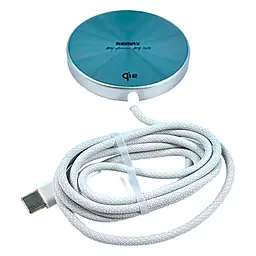 Беспроводное (индукционное) зарядное устройство Remax RP-W98 Qi2 15w wireless charger white - фото Беспроводное (индукционное) зарядное устройство Remax RP-W98 Qi2 15w wireless charger white