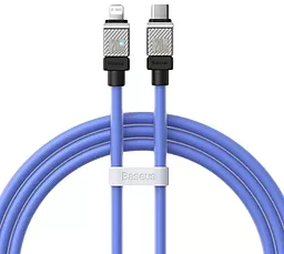 Кабель Baseus CoolPlay Series USB Type-C - Lightning 20w 3a 1м PD сable Blue (CAKW000003) - фото Кабель Baseus CoolPlay Series USB Type-C - Lightning 20w 3a 1м PD сable Blue (CAKW000003)