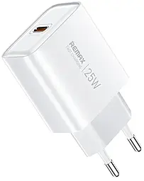 Сетевое зарядное устройство Remax RP-U137 Kiddy Series 25w PD USB-C fast charger white - фото Сетевое зарядное устройство Remax RP-U137 Kiddy Series 25w PD USB-C fast charger white