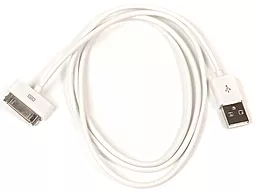 USB Кабель PowerPlant USB - 30pin (4/4s) White (DV00DV4045)