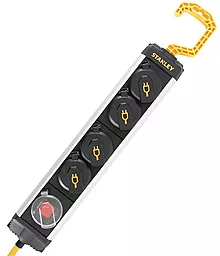 Сетевой фильтр (удлинитель) Stanley 3x1.5мм2, IP44 5м чёрный/белый (SXECCD0RAJE) - фото Сетевой фильтр (удлинитель) Stanley 3x1.5мм2, IP44 5м чёрный/белый (SXECCD0RAJE)