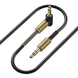 Аудио кабель Luxe Cube AUX mini Jack 3.5 мм M/M 1.2 м cable black - фото Аудио кабель Luxe Cube AUX mini Jack 3.5 мм M/M 1.2 м cable black