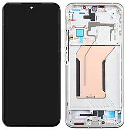 Дисплей Xiaomi 14 с тачскрином и рамкой, оригинал, White - фото Дисплей Xiaomi 14 с тачскрином и рамкой, оригинал, White