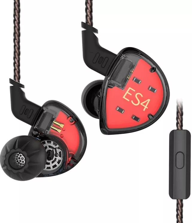 Наушники KZ ES4 Black - фото 1