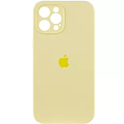 Чохол Silicone Case Full Camera Protective для Apple iPhone 12 Pro Mellow Yellow - фото Чохол Silicone Case Full Camera Protective для Apple iPhone 12 Pro Mellow Yellow