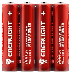 Батарейки Enerlight AAA / LR03 Mega Power 4шт - фото Батарейки Enerlight AAA / LR03 Mega Power 4шт