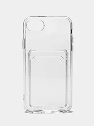 Чехол Silicone Case CARD для Apple iPhone 7 Plus, iPhone 8 Plus Transparent