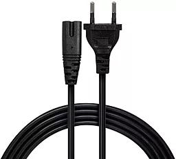 Кабель питания CEE 7/7 - C7 2x0.75mm 1.8m black (RZPC-71875) Rezone