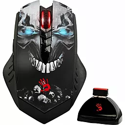 Компьютерная мышка A4Tech Bloody R8 (Skull Design) Black - фото Компьютерная мышка A4Tech Bloody R8 (Skull Design) Black