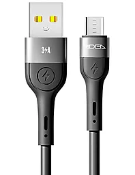 Кабель Ridea RC-XS51 X-Silicone USB-A - micro USB 15w 3a 2м cable Black - фото Кабель Ridea RC-XS51 X-Silicone USB-A - micro USB 15w 3a 2м cable Black