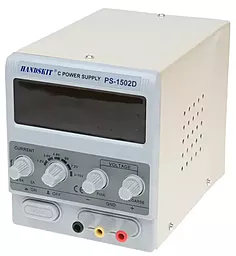 Лабораторний блок живлення Handskit PS-1502D 15V 2 А - фото Лабораторний блок живлення Handskit PS-1502D 15V 2 А