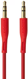 Аудио кабель Borofone BL1 AUX mini Jack 3.5mm M/M Cable 1 м red - фото Аудио кабель Borofone BL1 AUX mini Jack 3.5mm M/M Cable 1 м red