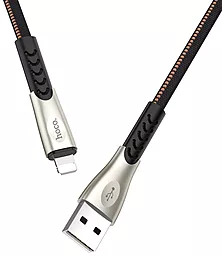 Кабель USB Hoco U48 Superior Speed Charging Lightning Cable Black - миниатюра 3