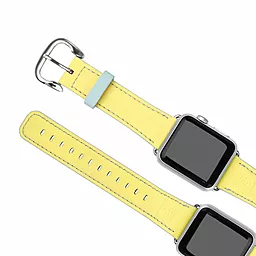 Ремешок для часов Baseus Colorful watchband For Apple watch 42mm/44mm/45mm/49mm Yellow-blue (00-00016391) - миниатюра 3