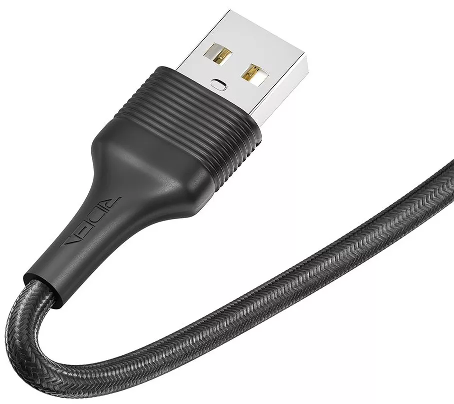 Кабель Ridea RC-ST74 StablePro USB-A - micro USB 15w 3a 1м cableBlack - фото 3