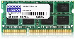 Оперативна пам'ять для ноутбука GooDRam DDR3L 8GB 1600 MHz (GR1600S3V64L11/8G)