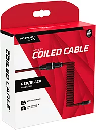 Кабель HyperX USB-A - Type-C 12w 2.4a 1.37м cable Red/Black (6J677aA) - миниатюра 8 Кабель HyperX USB-A - Type-C 12w 2.4a 1.37м cable Red/Black (6J677aA) - миниатюра 8