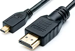 Відеокабель HDMI - micro HDMI v1.4 4k 30hz 1m black (22401) Atcom - фото Відеокабель HDMI - micro HDMI v1.4 4k 30hz 1m black (22401) Atcom