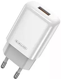 Сетевое зарядное устройство Jellico EU01 12W USB-A + micro USB cable white - миниатюра 2