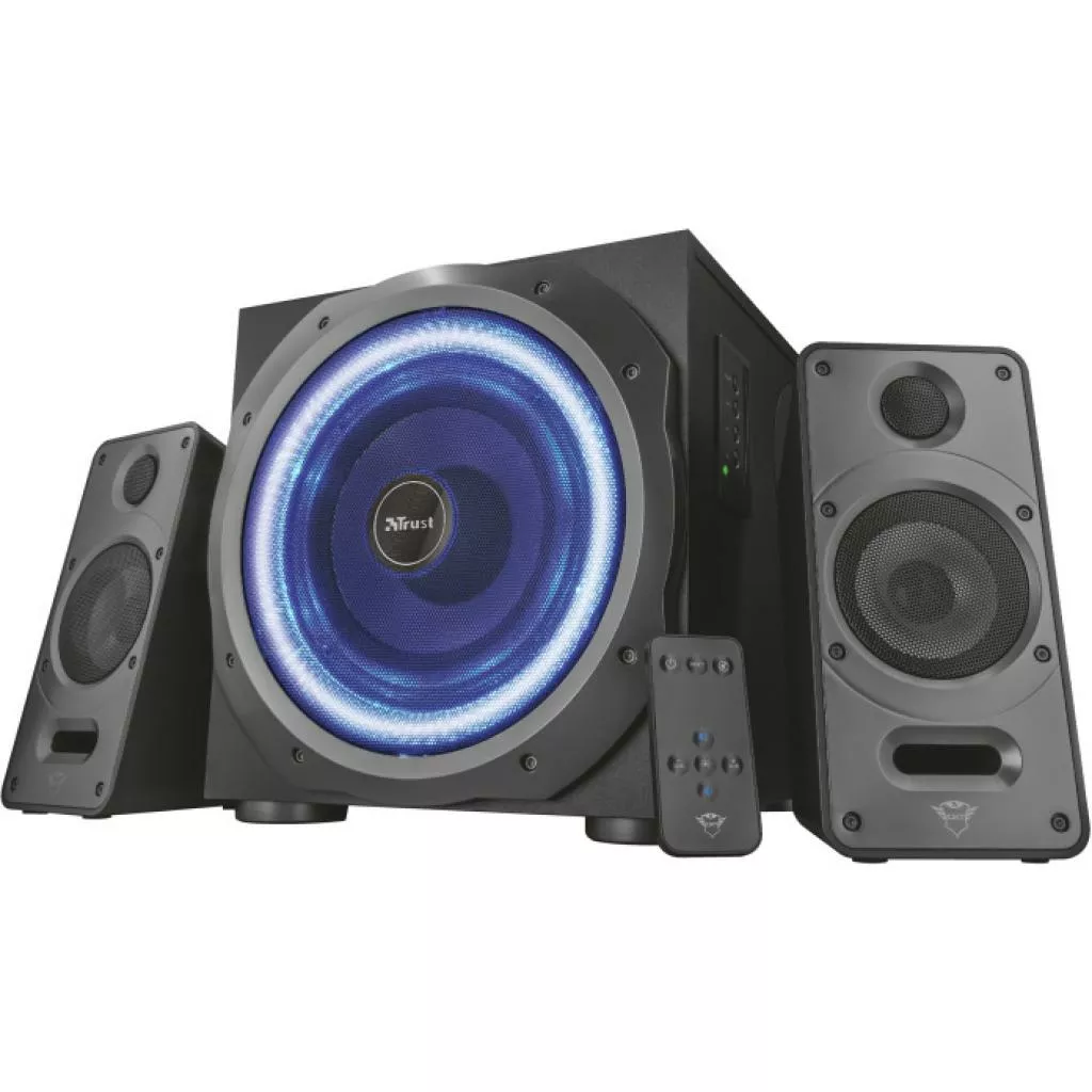 Колонки акустические Trust GXT 688 Torro Illuminated Black (23043) - фото 1