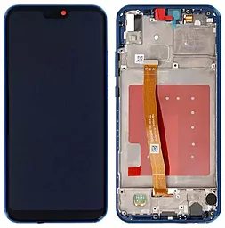 Дисплей Huawei P20 Lite 2018, Nova 3e з тачскріном і рамкою, Blue - фото Дисплей Huawei P20 Lite 2018, Nova 3e з тачскріном і рамкою, Blue