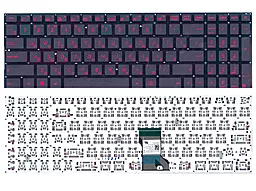 Клавіатура для ноутбуку Asus N541 з підсвіткою Light чорна