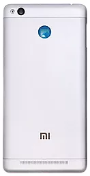 Задняя крышка корпуса Xiaomi Redmi 3S со стеклом камеры Silver - фото Задняя крышка корпуса Xiaomi Redmi 3S со стеклом камеры Silver
