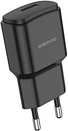 Сетевое зарядное устройство Borofone BA48A Orion Black - миниатюра 2