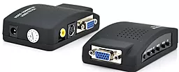 Видео переходник (адаптер) VGA - VGA/S-Video 720p 60hz black (YT-C-S-Video(IN)/VGA(OUT)/05931) Voltronic - фото Видео переходник (адаптер) VGA - VGA/S-Video 720p 60hz black (YT-C-S-Video(IN)/VGA(OUT)/05931) Voltronic