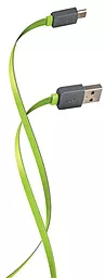 USB Кабель Florence Color 10w 2a micro USB cable green (FDC-M1-2L)
